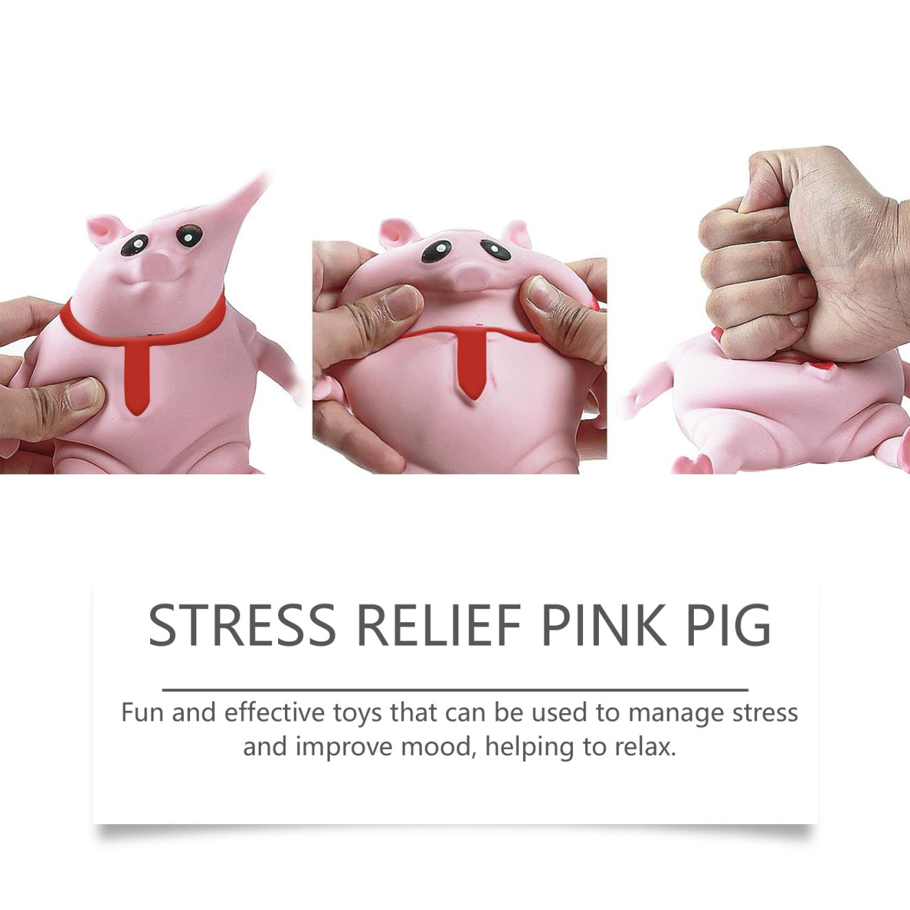 Pig Toy Creative Cartoon Design Happy Experience Add Cute Toy